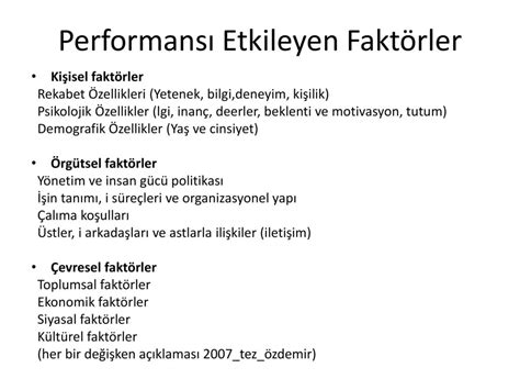 Fren Performansını Etkileyen Faktörler