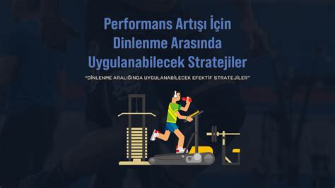 Performans Artışı İçin Öneriler