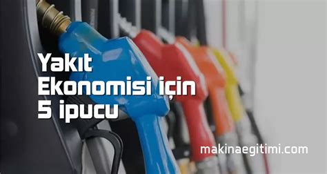 Yakıt Ekonomisi İlişkisi